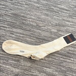 Cream Men's Zegna Socks